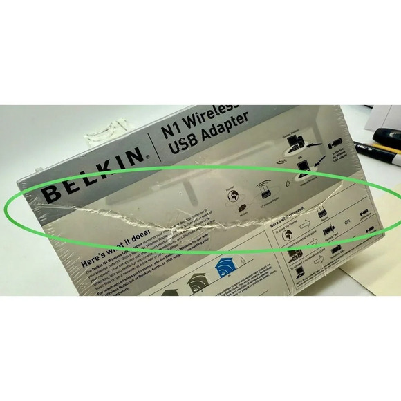 Belkin N1 Wireless Network Adapter USB 2.0 F5D8051 See Note - Picture 6 of 6